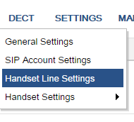 registrar inalambrico grandstream dp720 base dp750 web base status handset line settings