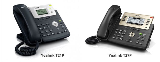 Manual teléfonos IP Yealink T21P & T27P